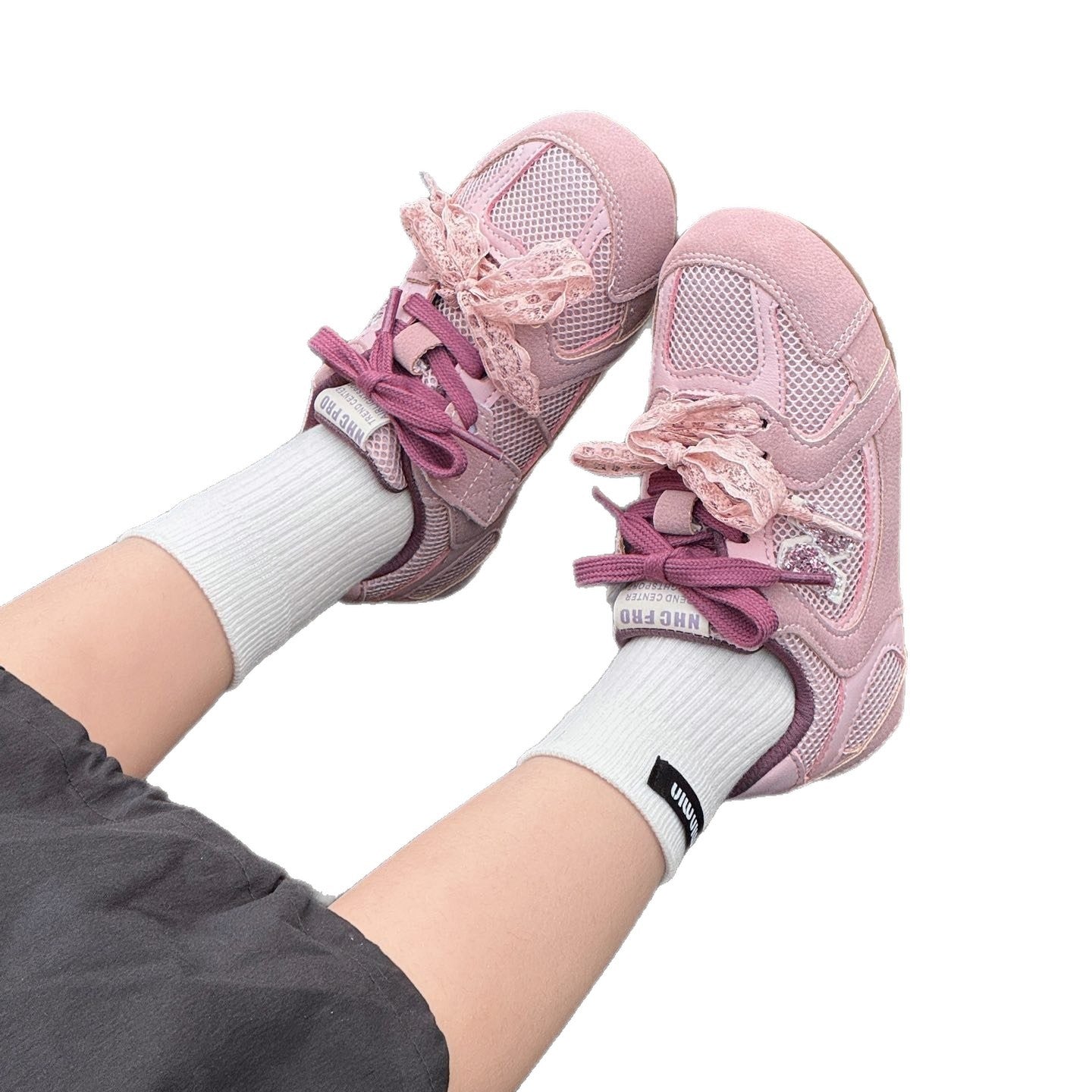 Children's Ballet Style Moral Training Mesh Breathable Casual Shoes