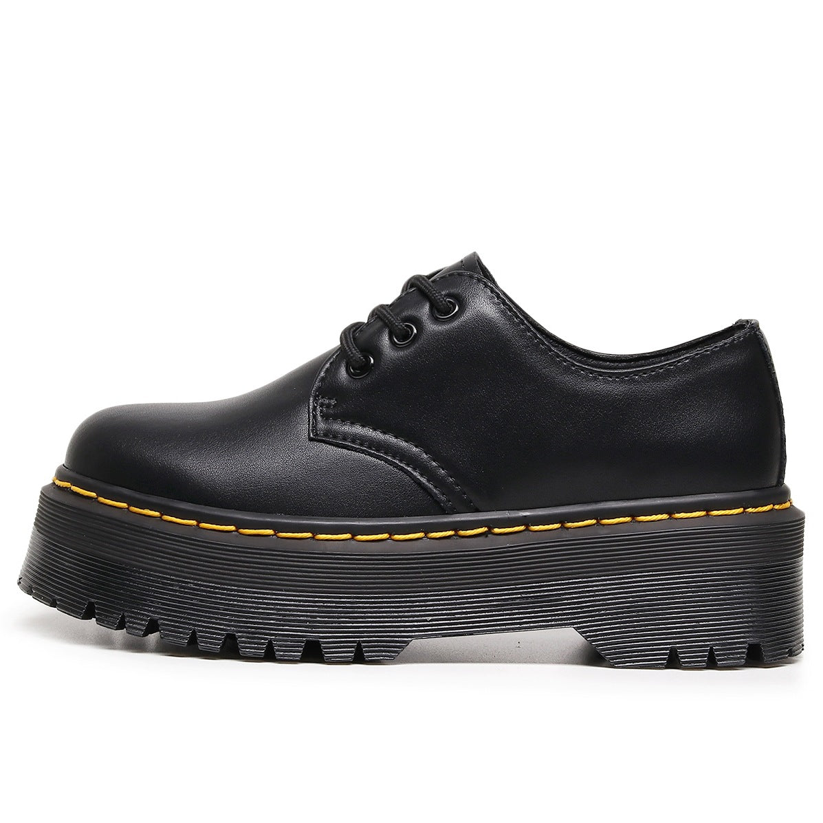 Women's Thick-soled Low-cut Genuine Soft Round Head Casual Shoes