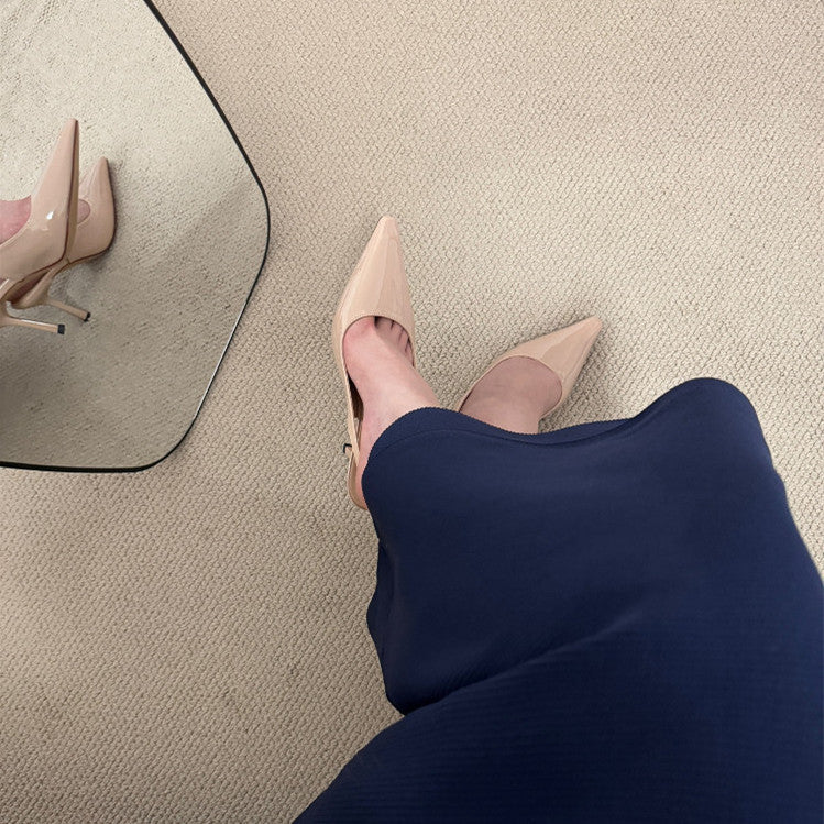 Women's Korean French Nude High Stiletto Sexy Shallow Women's Fashion Shoes