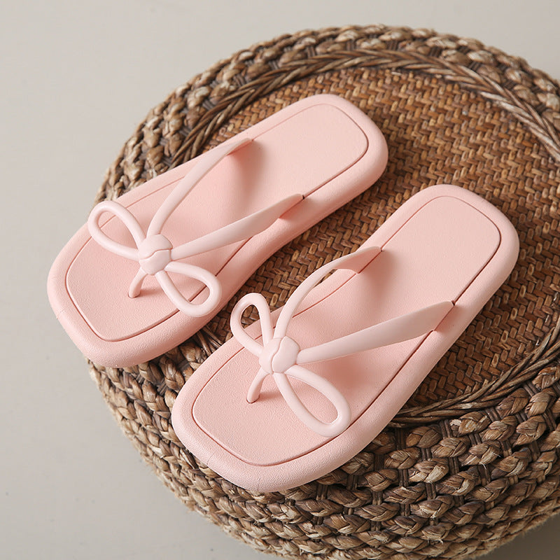 Summer Bowknot Female Fashion Outdoor Fairy Sandals