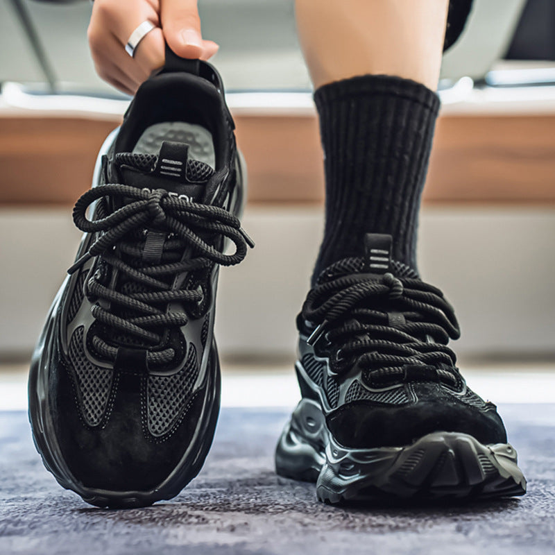Men's Oversized Thick Warm Widened Fattened Sports Dad Wide Last Men's Shoes
