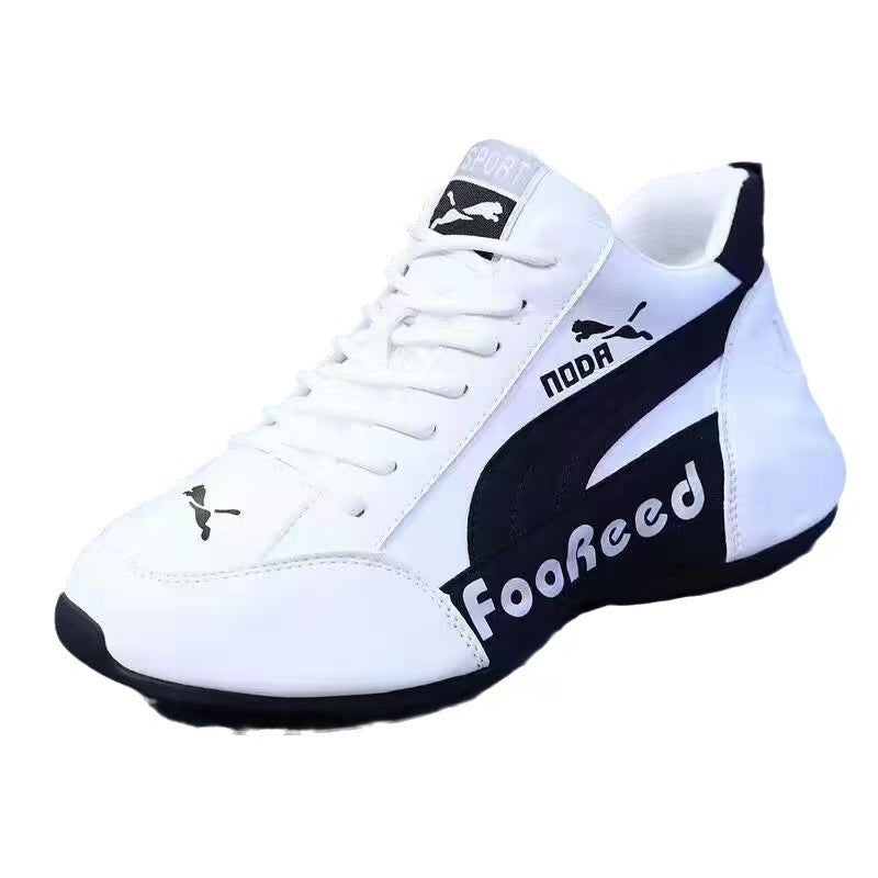 Women's & Men's Trendy Fashion Joker White Low-cut Lightweight Sneakers