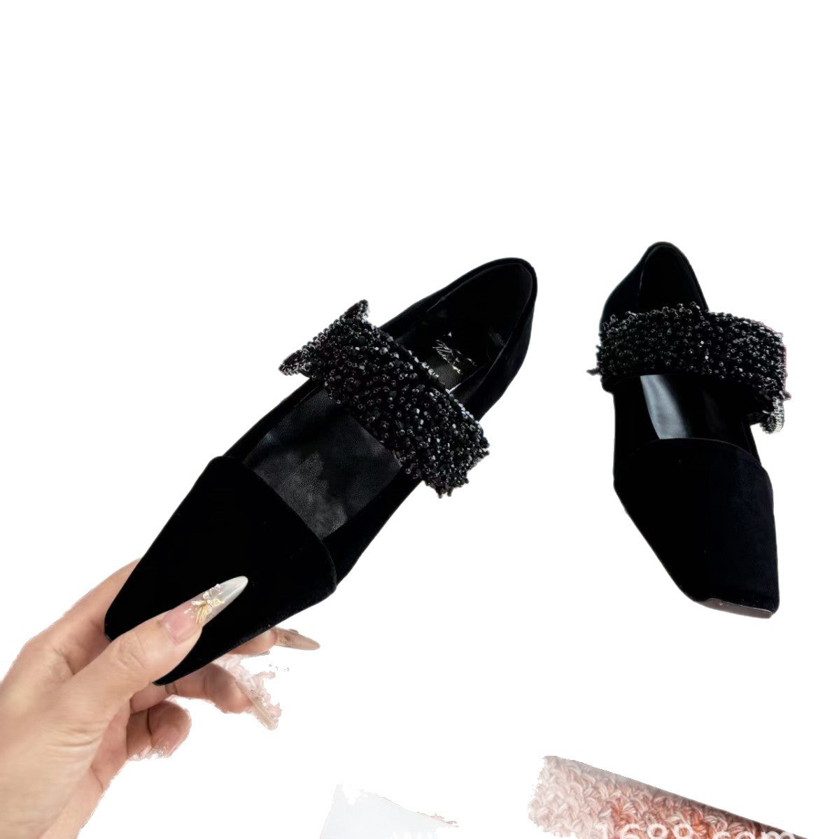 Mary Jane Female Square Toe Retro Style Genuine Flat Women's Fashion Shoes