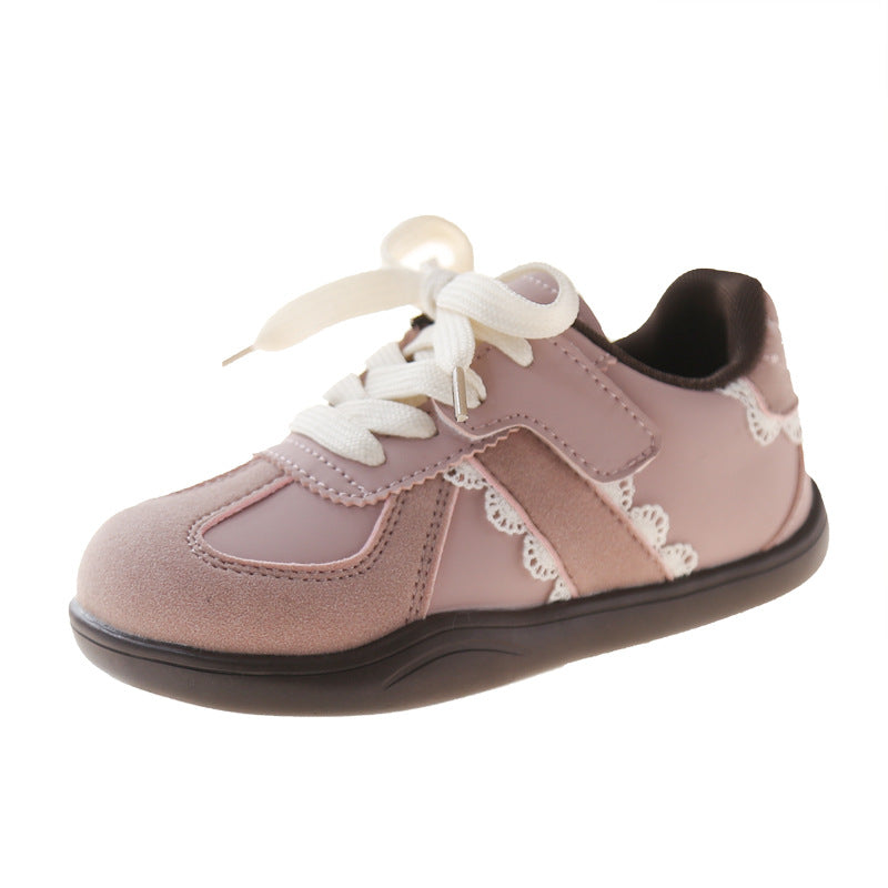 Children's Veet Soft Bottom Lace German Training Kid's Sneakers