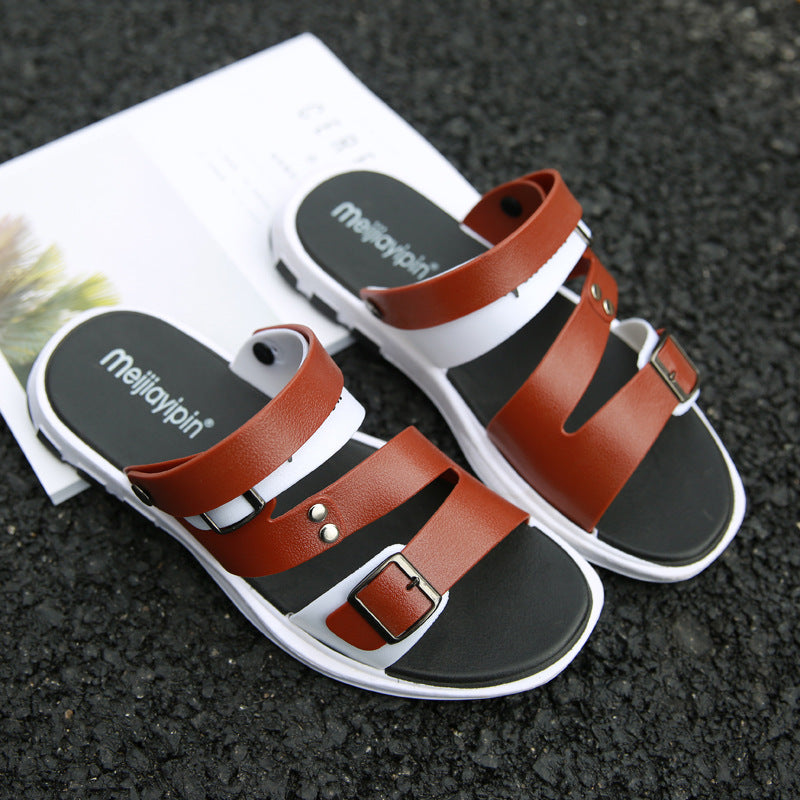 Men's Slip-on Feeling Four Outer Wear Driving Sandals