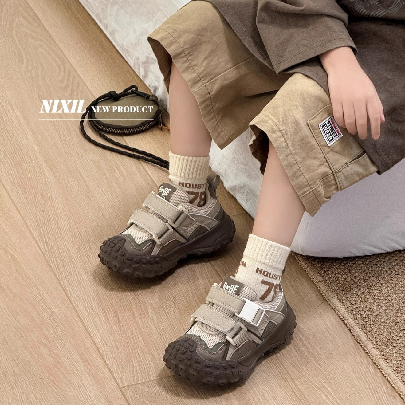 Cute Big Head Mesh Running Hiking Sneakers