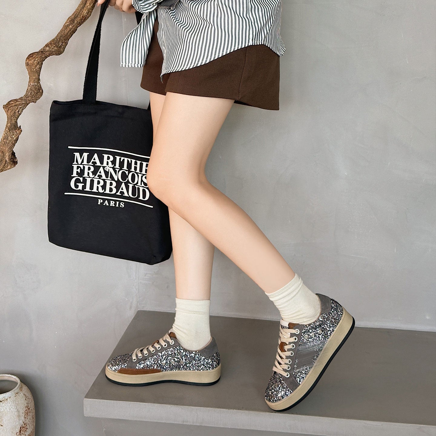 Women's Dirty Autumn Brushed Retro Star Fashion Sneakers