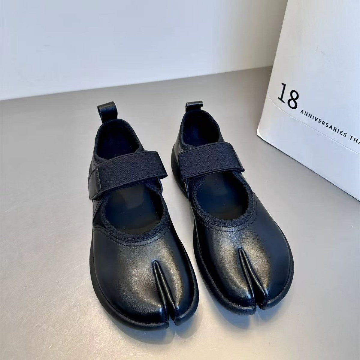 Women's Version Retro Split Toe Mary Jane Spring Platform Height Increasing Women's Casual Shoes