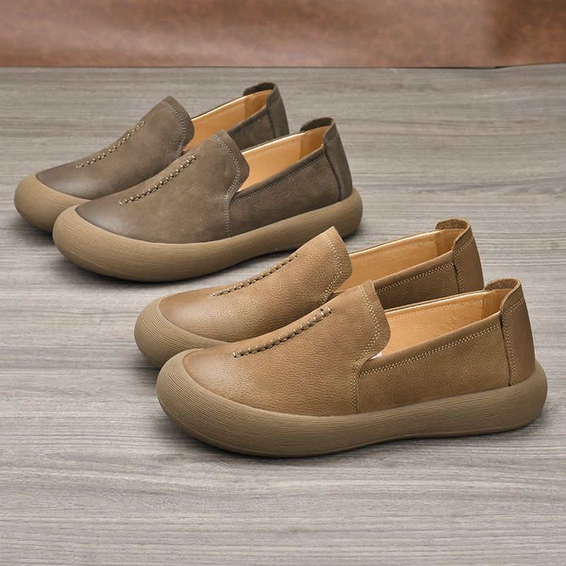Men's Retro Comfortable Tendon Bottom Flat Pumps Men's Shoes
