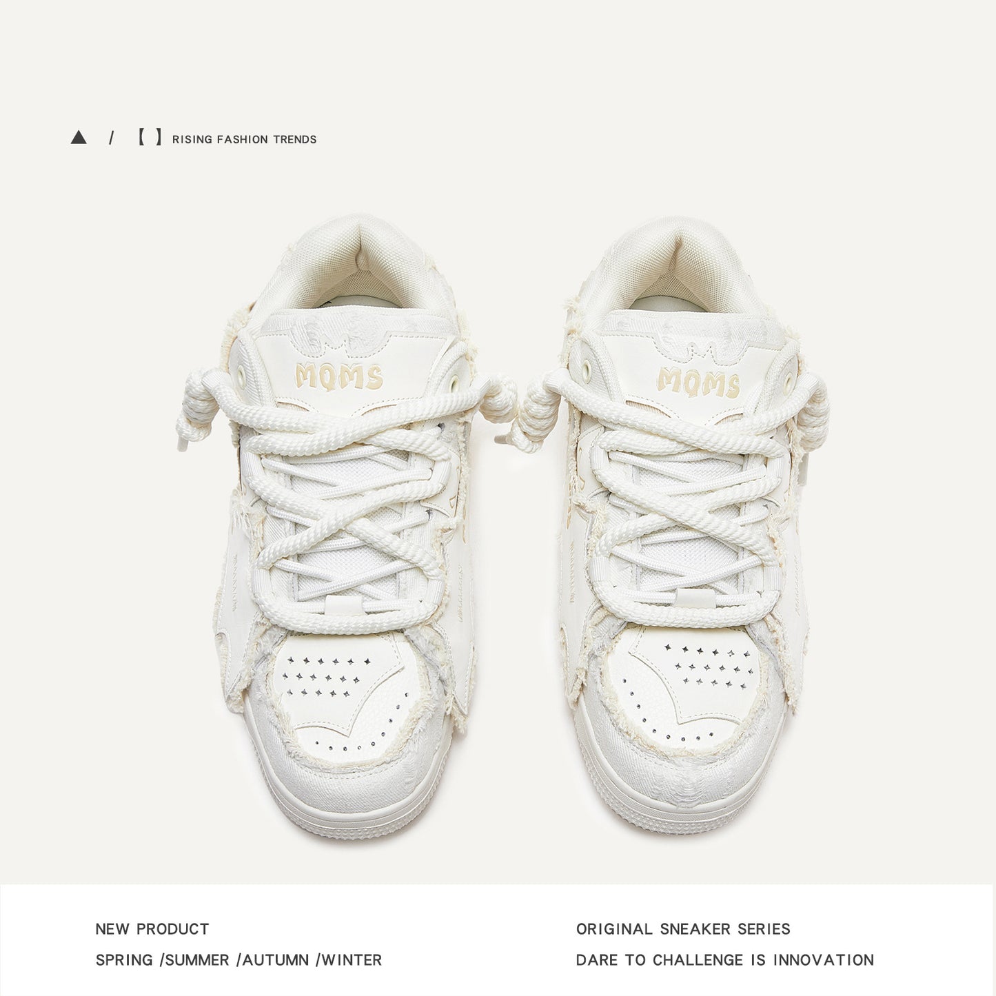 Women's & Men's Knight Bat Bread National Tide Street Sneakers