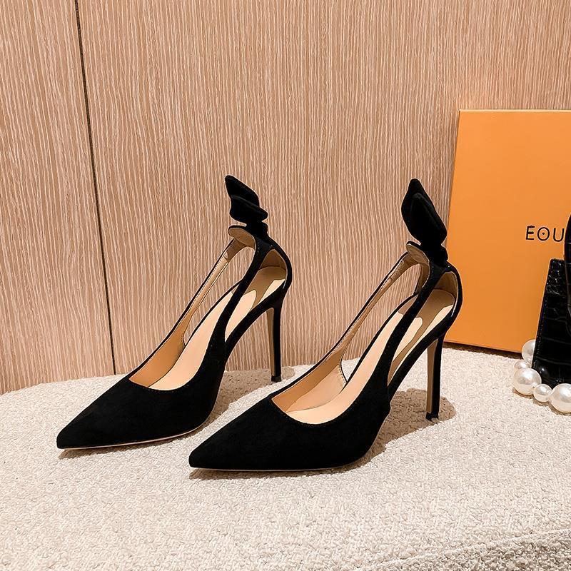 Women's High Stiletto Sexy Pointed Toe Low-cut Spring Banquet Women's Shoes