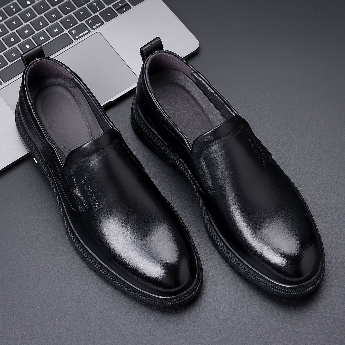 Men's Spring Formal Genuine British Breathable High-grade Derby Men's Business Leather Shoes