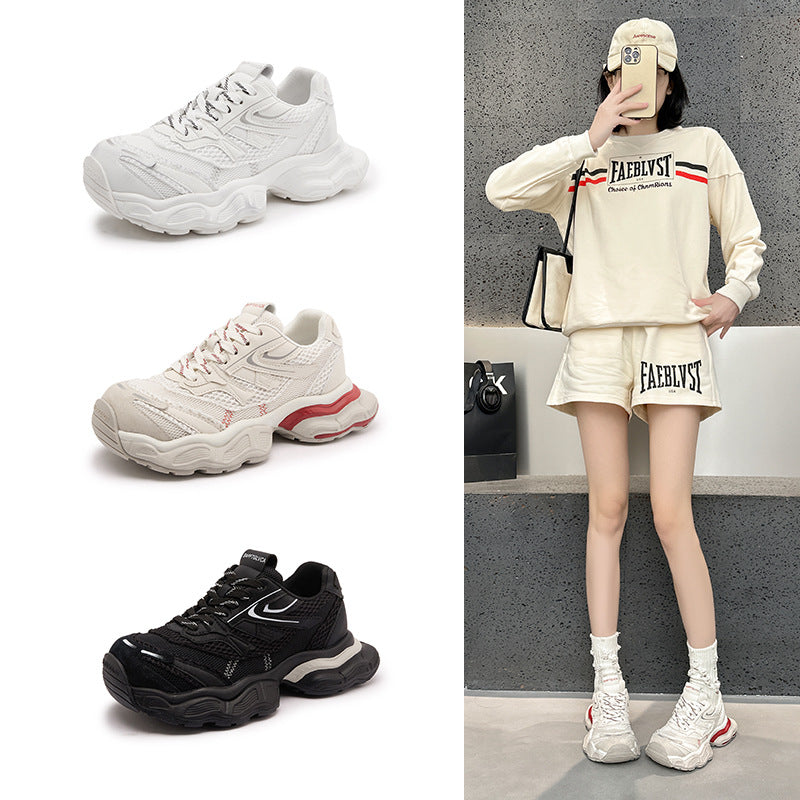 Women's Platform Dad Spring Height Increasing Comfort Women's Sports Shoes