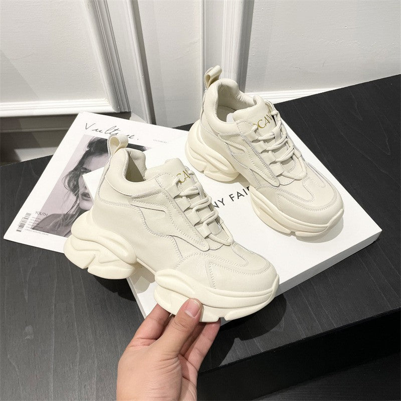 Women's Height Increasing Insole Dad Spring Platform Soft Bottom Women's Sports Shoes