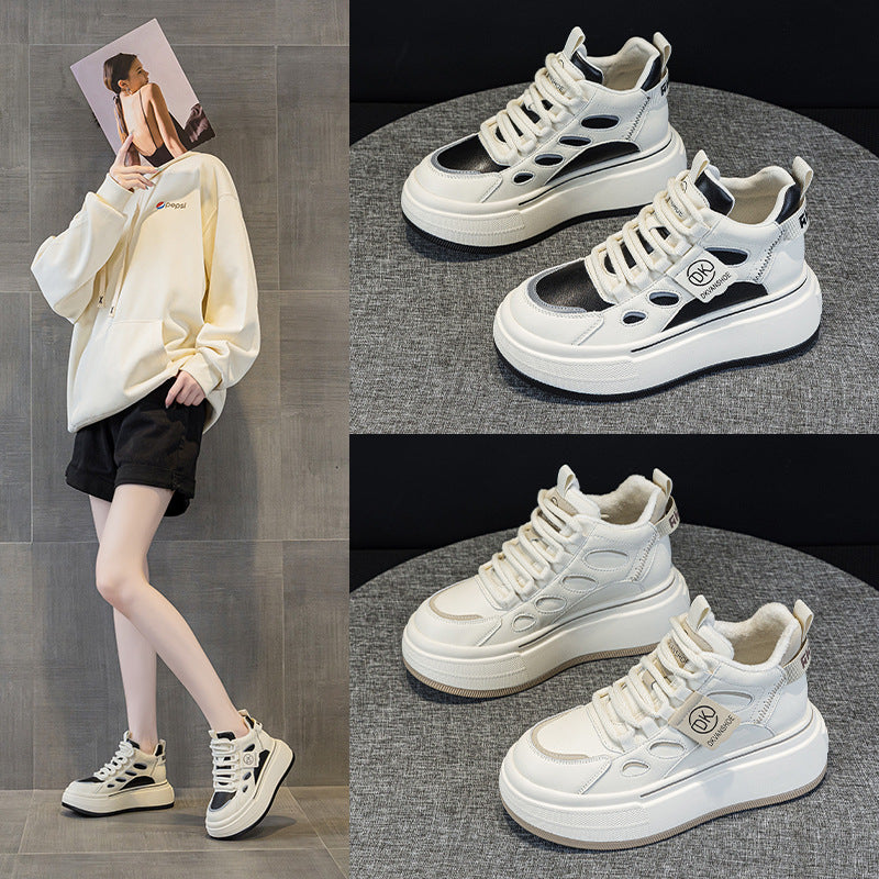 Women's Height Increasing Insole Authentic Clunky Versatile Korean Women's Casual Shoes