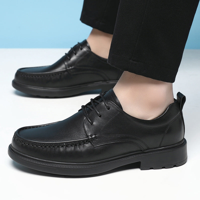 Cool Men's Thick-soled Comfortable Breathable Clothing Men's Business Leather Shoes