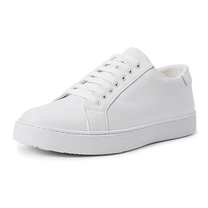 Attractive Men's Oversized Stylish Polished White Sneakers
