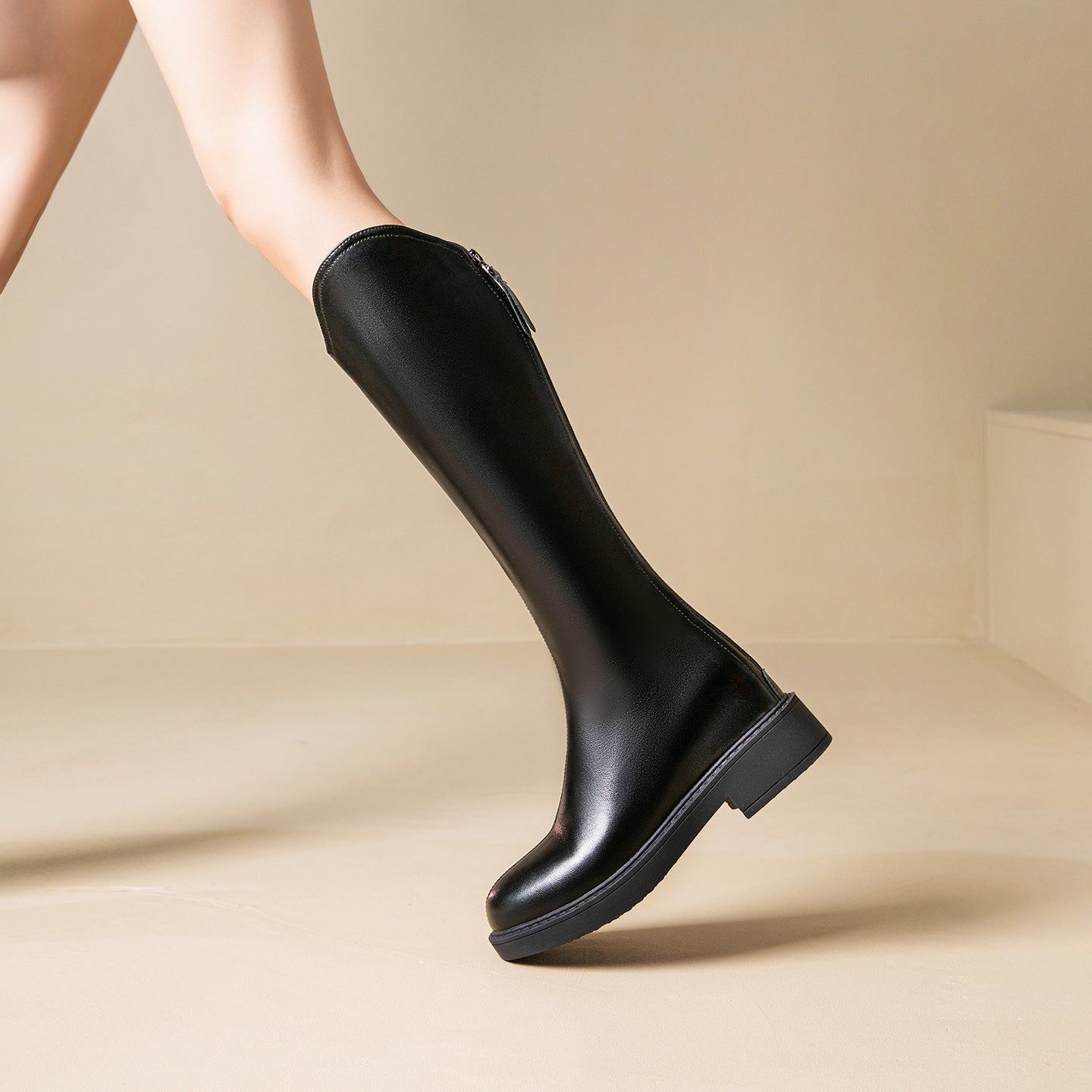 V Cut Tall Knight Below The Boots