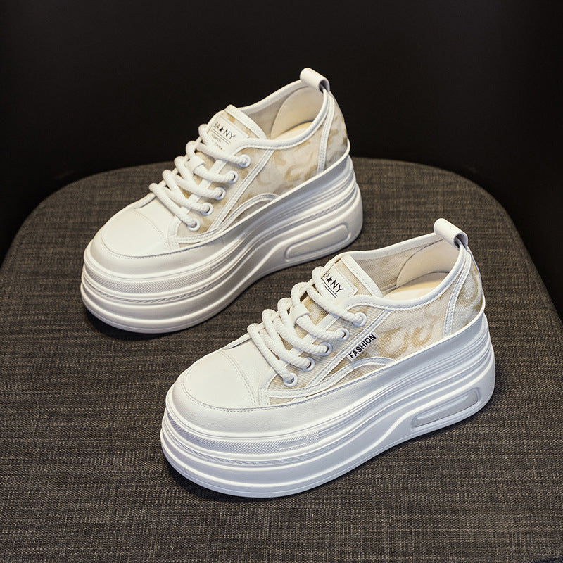 Women's Summer French Round Head Thick Bottom Casual Shoes