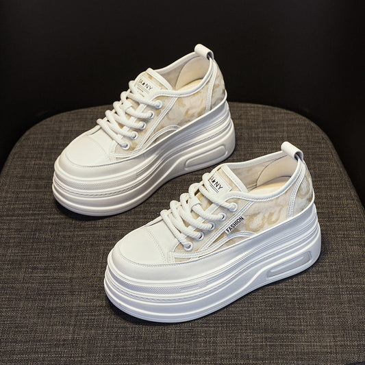 Women's Summer French Round Head Thick Bottom Casual Shoes