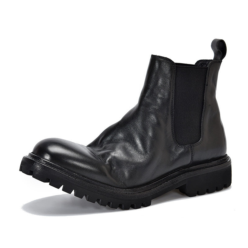 Smoke Pipe Chelsea High Quality Distressed Boots