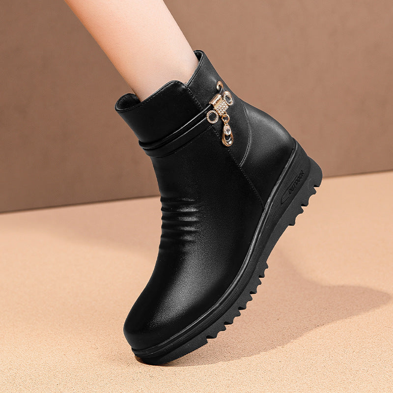 Mother's Soft Bottom Wedge Spring Plus Women's Shoes