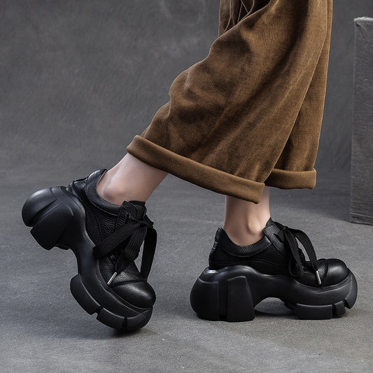 Thick-soled Small Height Increased Polished Fashion Casual Shoes