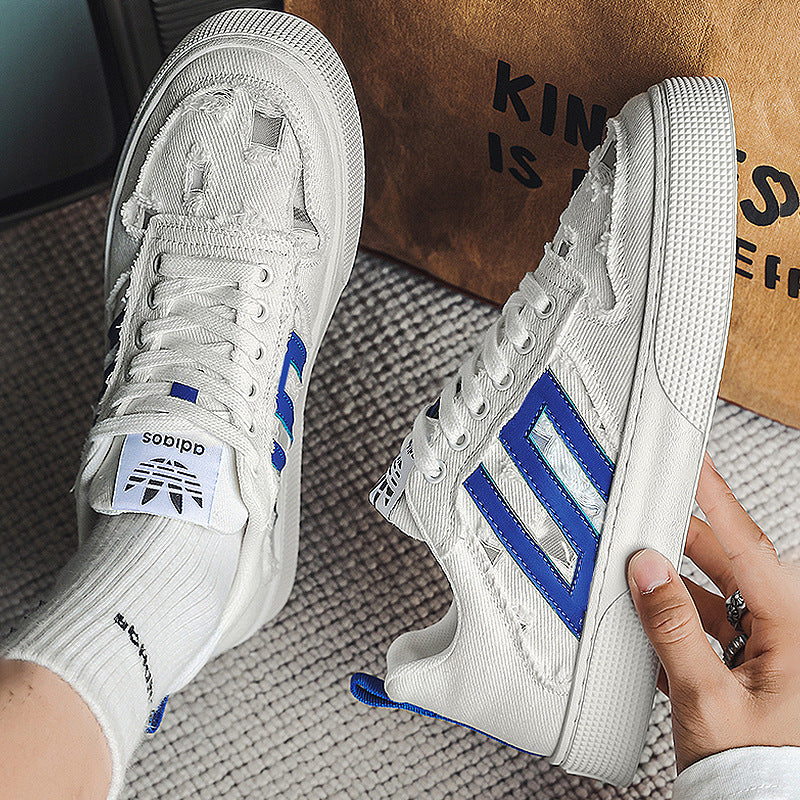 Men's Summer Plus Size Breathable Widen Thin Sneakers