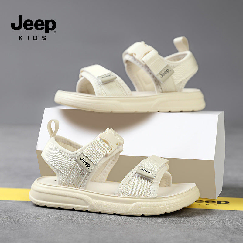 Children's Medium Large Soft Bottom Boy Beach Kid's Sandals