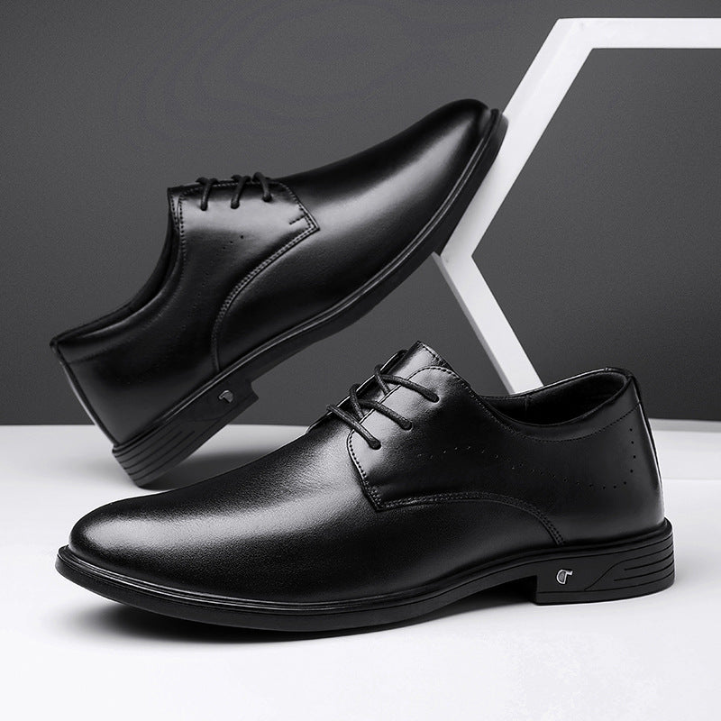 Men's British Business Soft Versatile Bottom Formal Leather Shoes