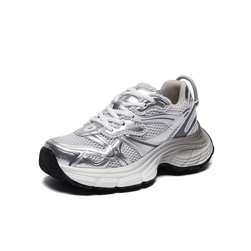 Women's Dad Fashionable Spring Korean Style Thick Sneakers