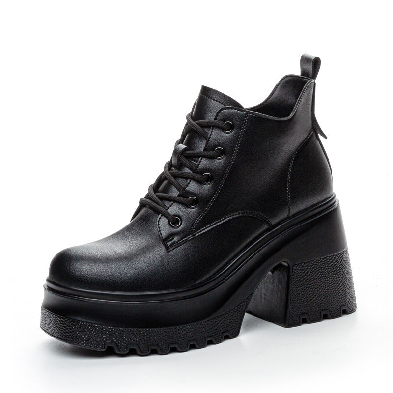Women's Raise The Bottom High Martin Lace Up Women's Casual Shoes
