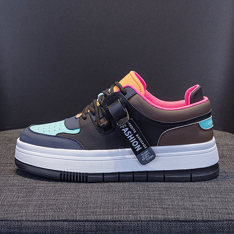 Durable Classic Women's Korean Flat White Sneakers