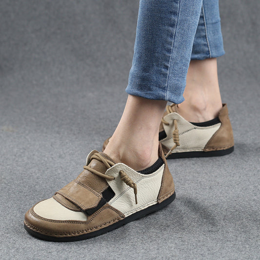 Women's Travel Korean Style Velcro Flat Pumps Casual Shoes