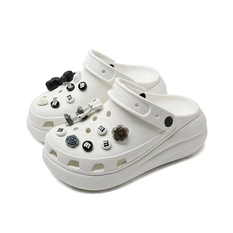 Hole Super Thick Bottom Potty Height Women's Shoes