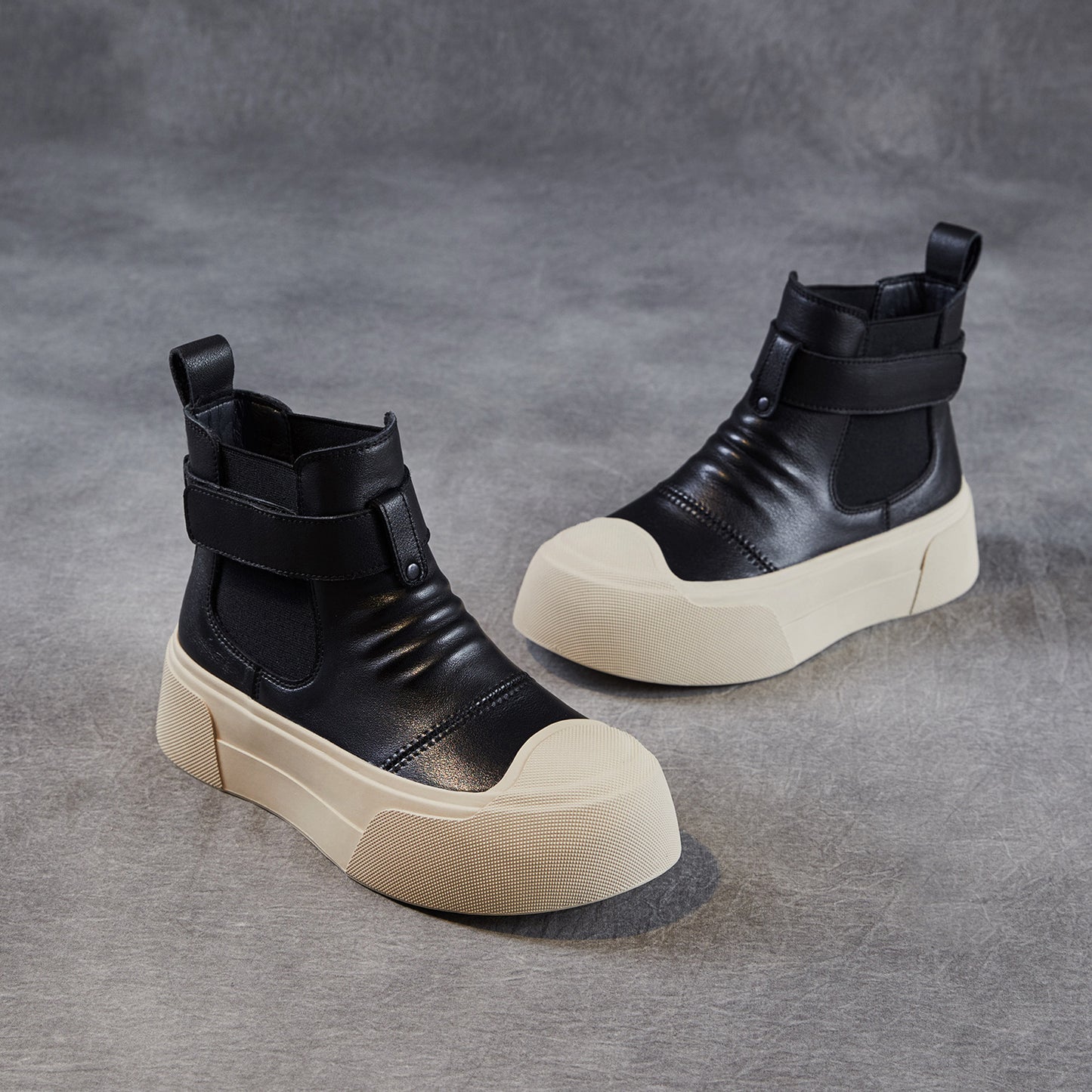 Women's Outdoor Platform Early Autumn Genuine Chelsea Women's Leather Boots