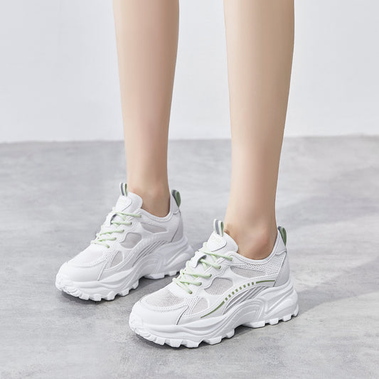 Women's & Men's Dad Sports Preppy Style Net Surface Men's Shoes