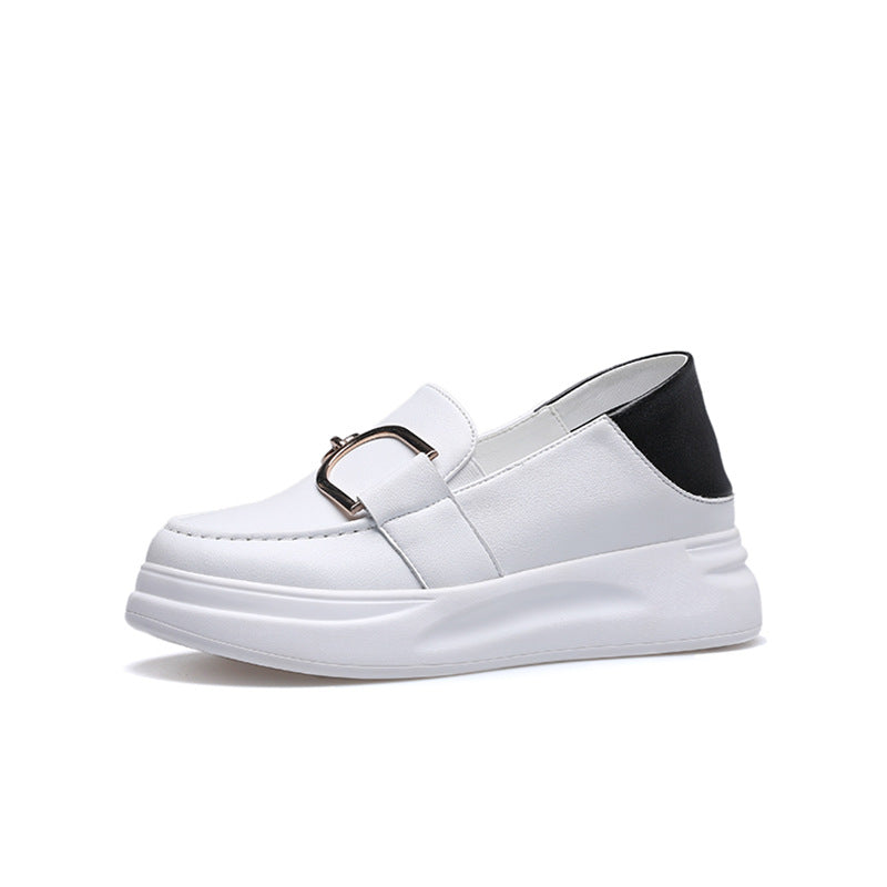 Women's Invisible With Hidden Two-way Genuine Half Breathable Slippers