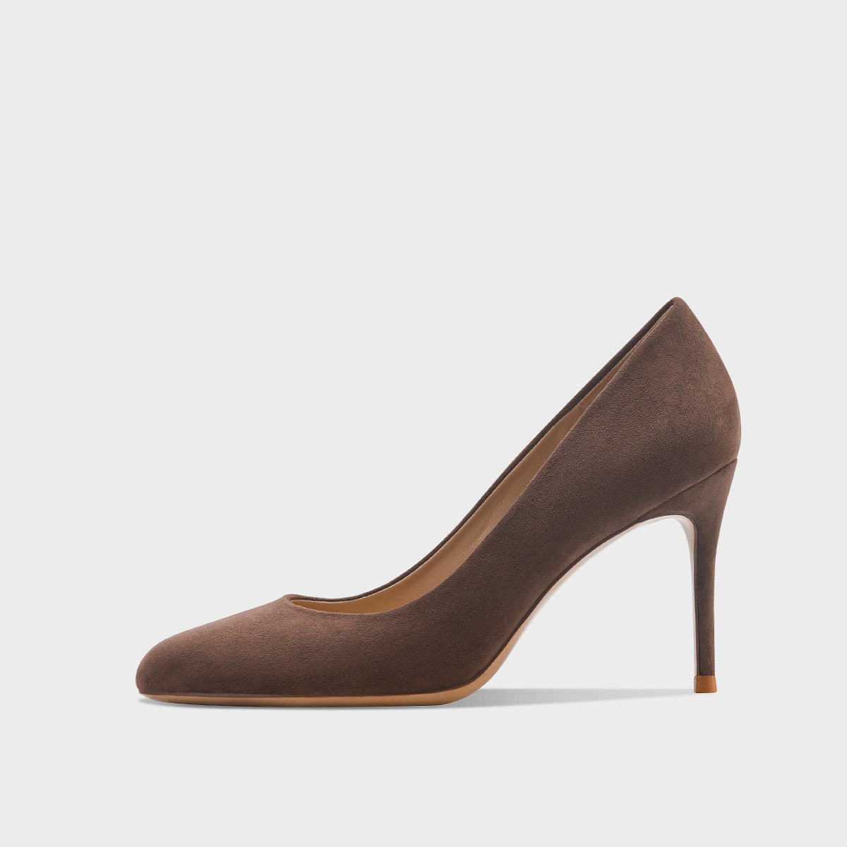 French Style Round Toe High Autumn Retro Early Sense Stiletto Women's Fashion Shoes