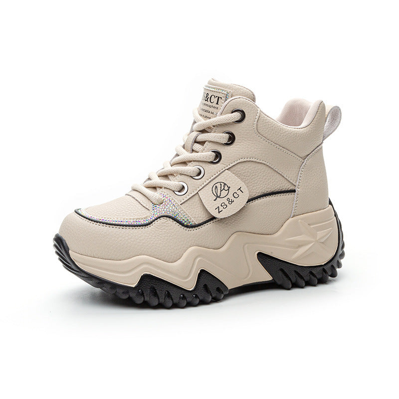 Authentic Versatile Thick Bottom Sports Leisure Women's Casual Shoes