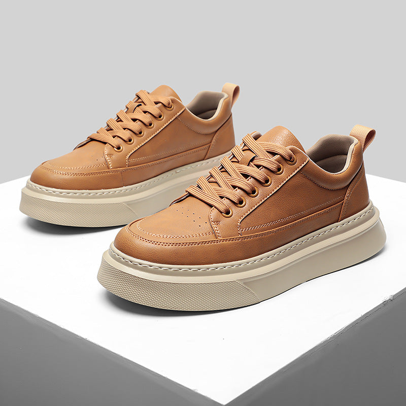 Men's White Autumn Fashion Retro Sports Lightweight Sneakers