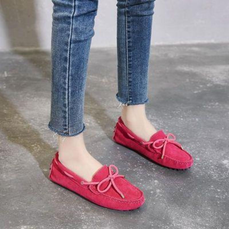 Women's Doug Single Autumn Summer Korean Fashion Shallow Mouth Loafers