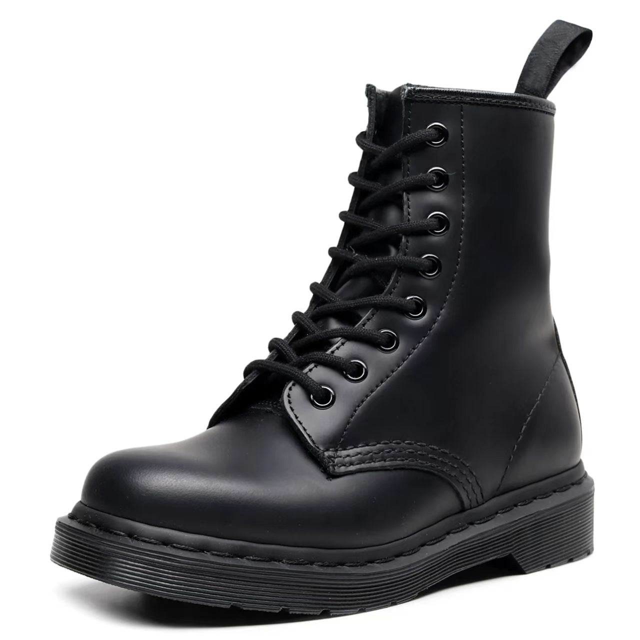 Women's & Men's Good Year Middle High Top Genuine Slit Women's Leather Boots