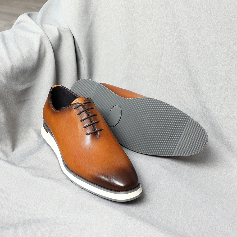 Men's Handmade Oxford Business Top Layer Cowhide Men's Shoes