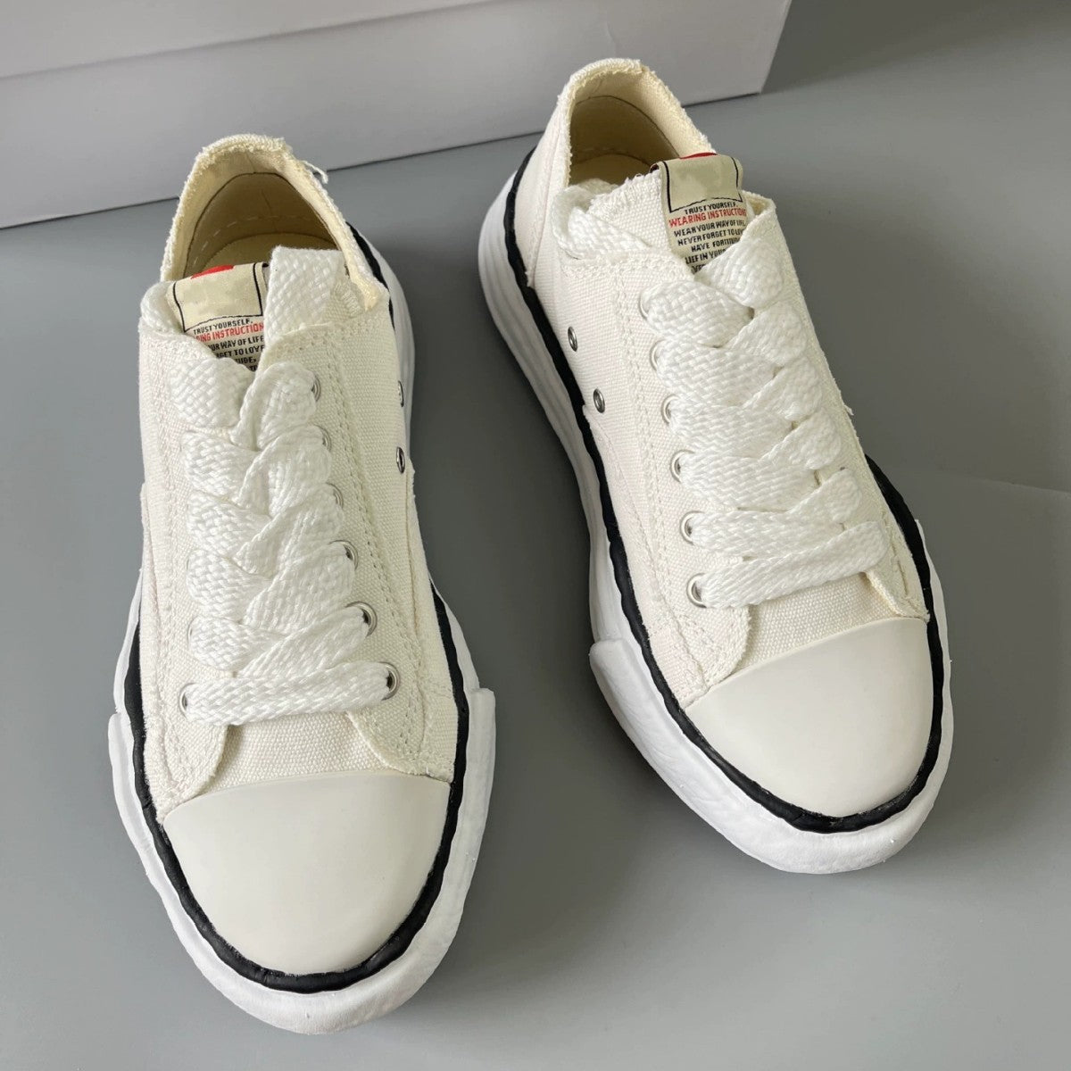 Women's & Men's High Version Dissoed Thick Sole Increased Leisure Preppy Style For Canvas Shoes