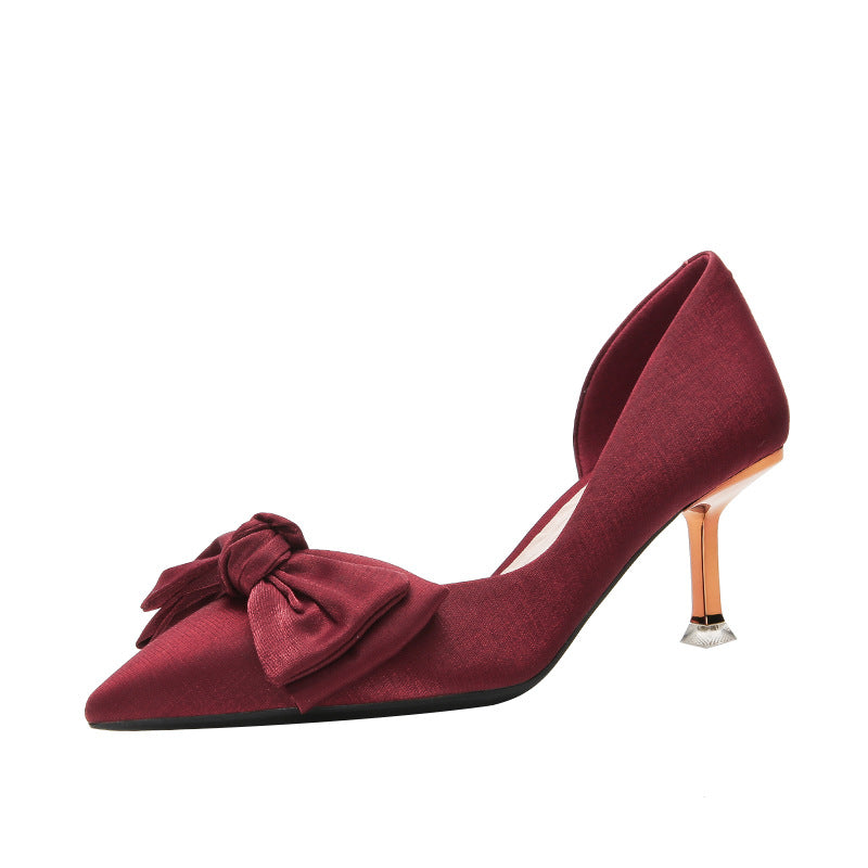 Women's Red Wedding High Stiletto Not Tired Feet Women's Fashion Shoes