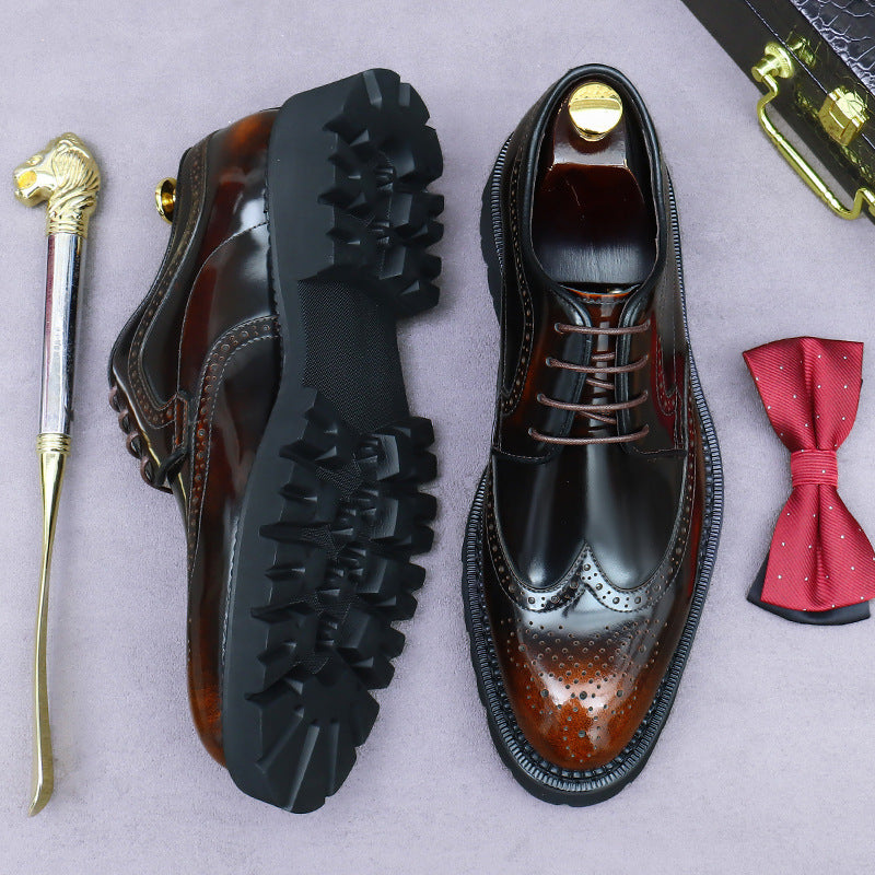 Men's Big Promotion Brogue British Business Formal Men's Shoes