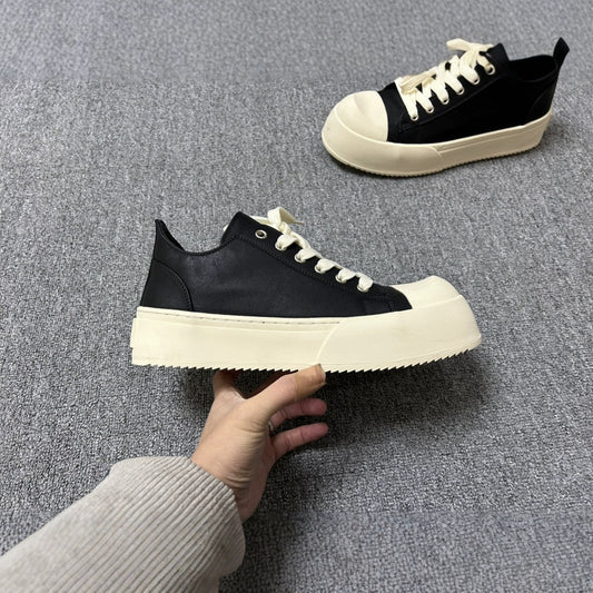 Head Mickey Derby Design Sense Genuine Versatile Platform Leisure Men's Casual Shoes