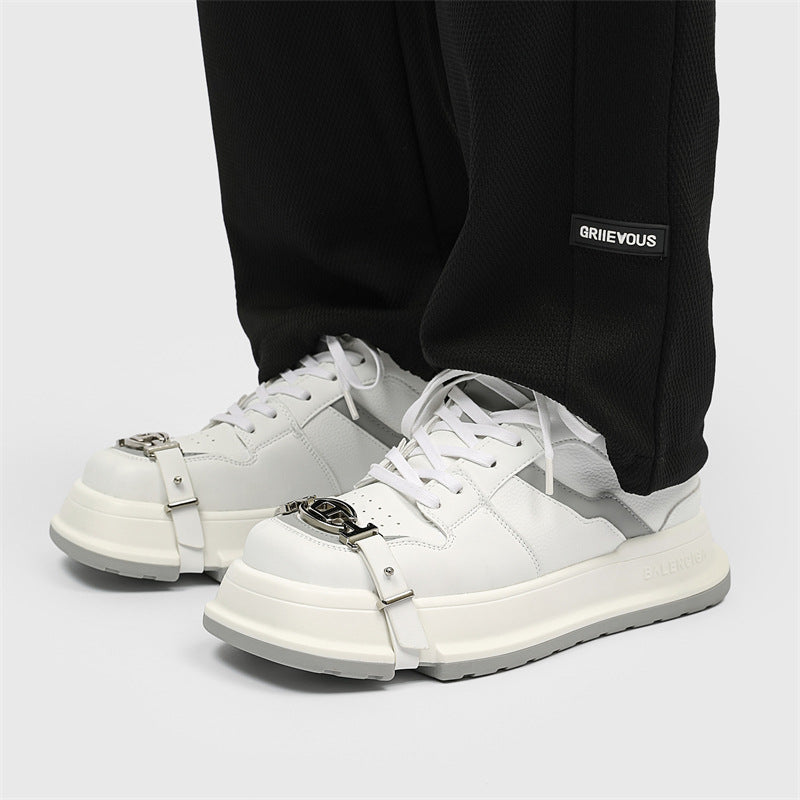 Design Breathable Trendy Platform Hight Increasing Sneakers