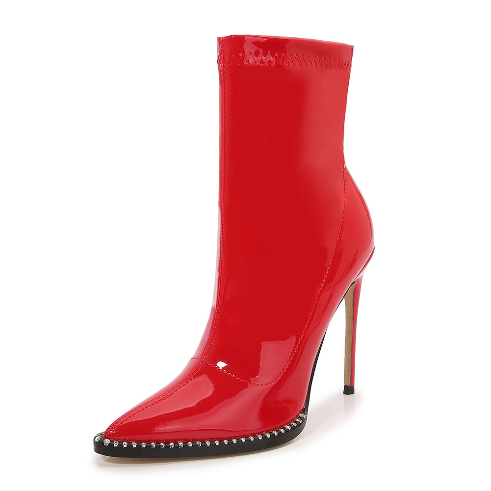 Women's Stiletto Sexy Nightclubs Thinner Short Fashion Sold Boots